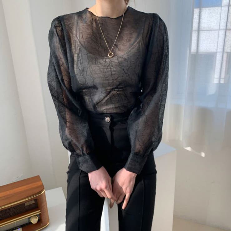 ブラウス シアー 長袖 | teddyshop | 詳細画像7 