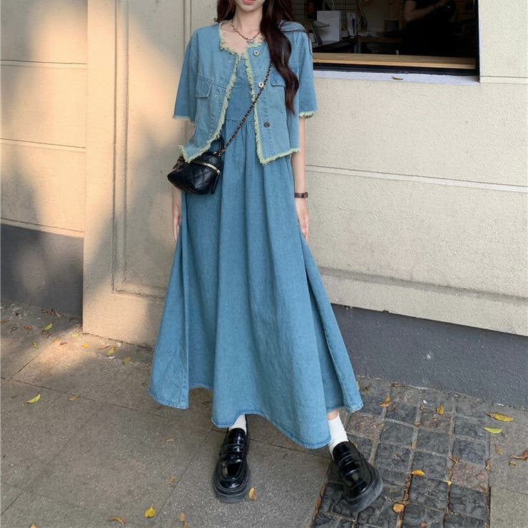 デニム ワンピース ロング | teddyshop | 詳細画像8 