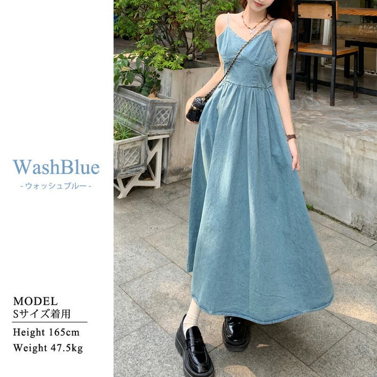 デニム ワンピース ロング | teddyshop | 詳細画像3 