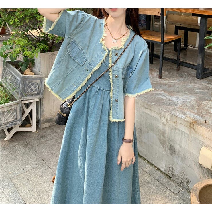 デニム ワンピース ロング | teddyshop | 詳細画像6 