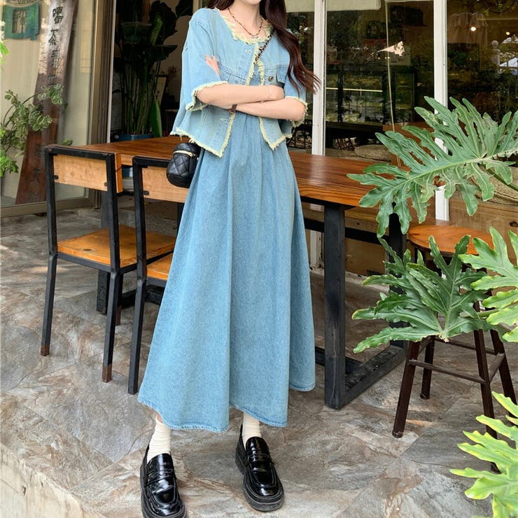 デニム ワンピース ロング | teddyshop | 詳細画像7 