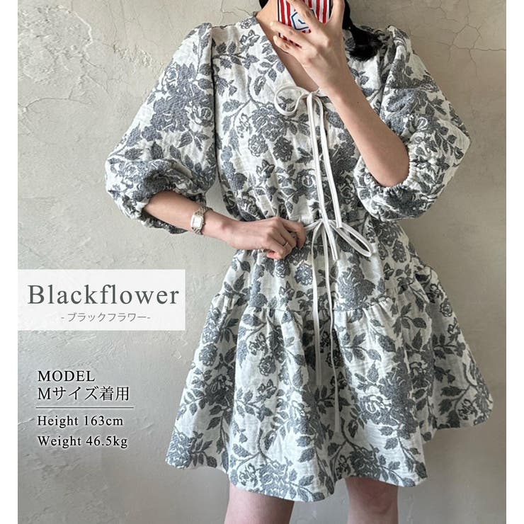 ワンピース ミニワンピース Vネック | teddyshop | 詳細画像3 