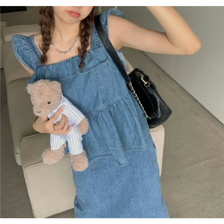 デニム セットアップ フリル | teddyshop | 詳細画像6 