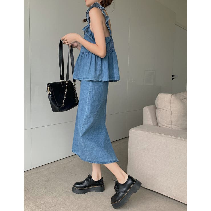 デニム セットアップ フリル | teddyshop | 詳細画像10 