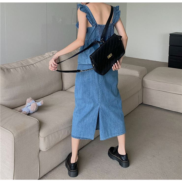 デニム セットアップ フリル | teddyshop | 詳細画像11 