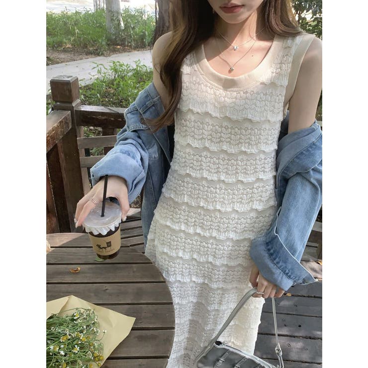 ワンピース ロングワンピース ノースリーブ | teddyshop | 詳細画像4 