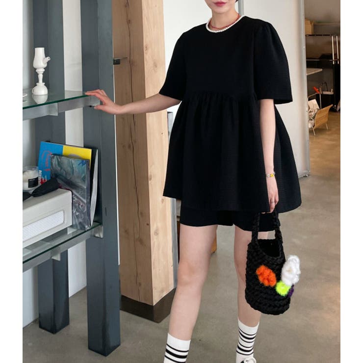 セットアップ ペプラム トップス | teddyshop | 詳細画像10 