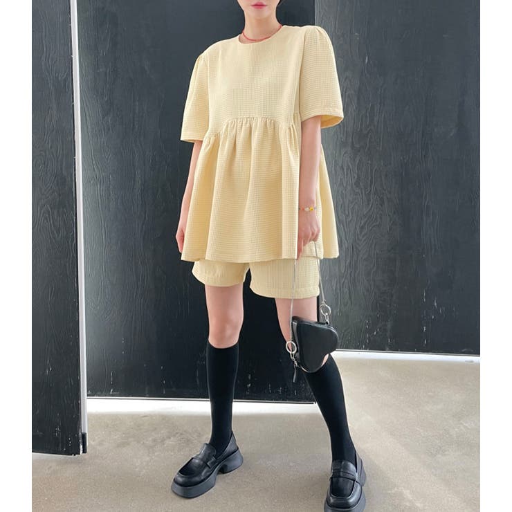 セットアップ ペプラム トップス | teddyshop | 詳細画像16 