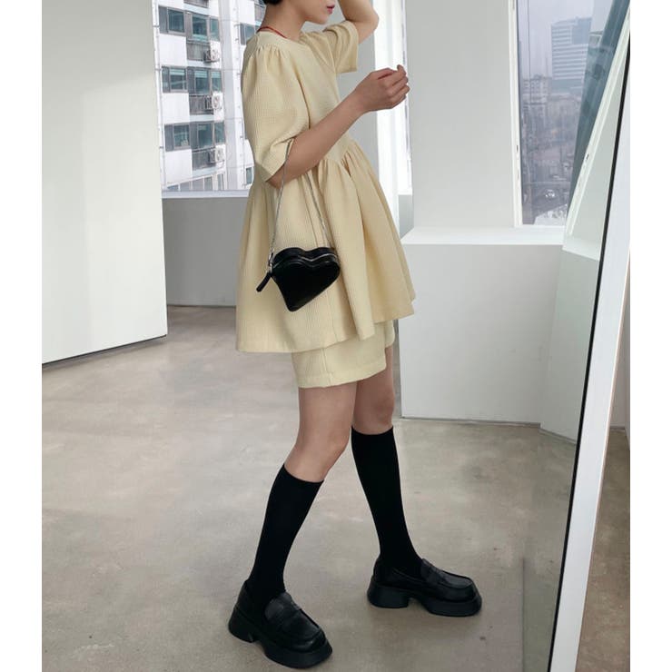 セットアップ ペプラム トップス | teddyshop | 詳細画像18 