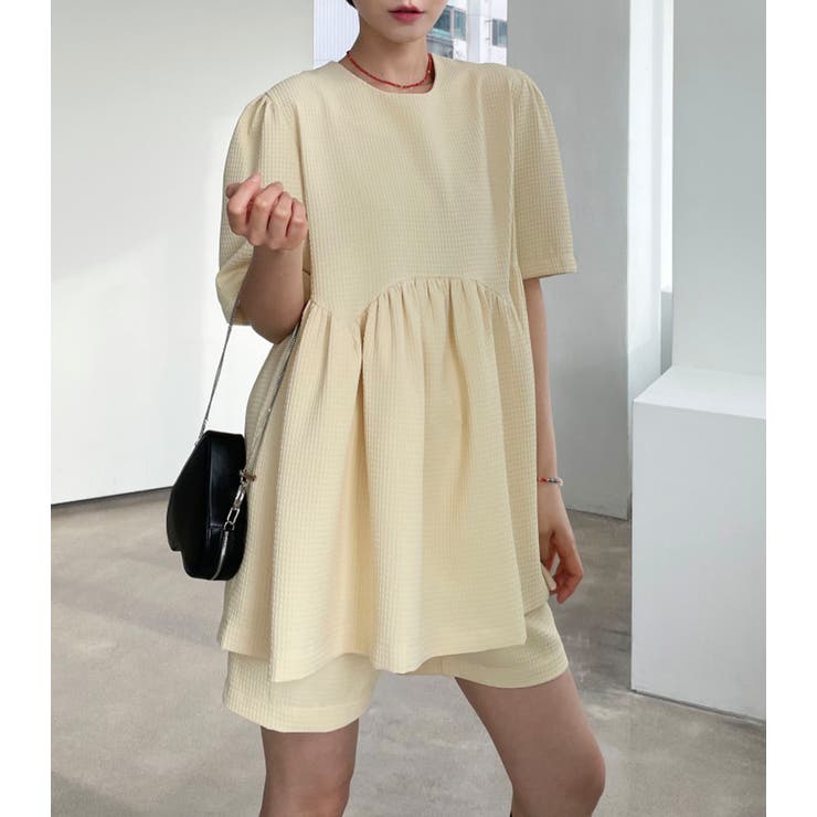 セットアップ ペプラム トップス | teddyshop | 詳細画像19 