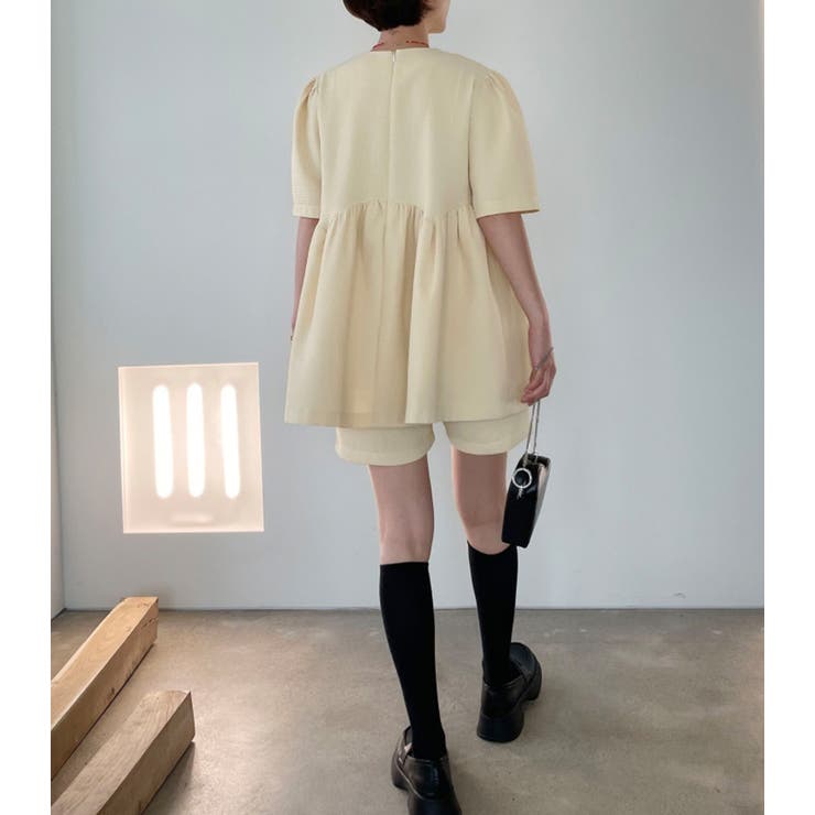 セットアップ ペプラム トップス | teddyshop | 詳細画像21 