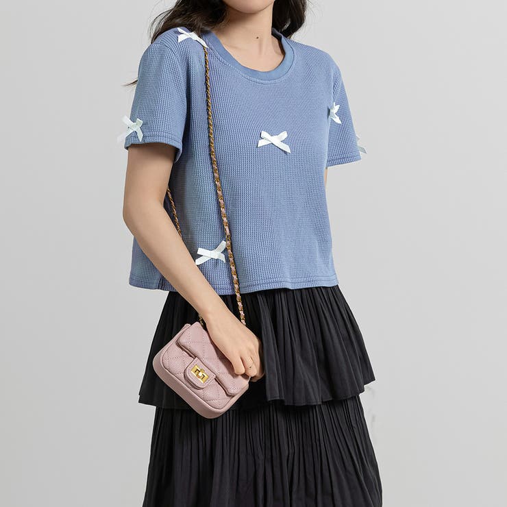 ワッフル生地 Tシャツ レディース | teddyshop | 詳細画像31 