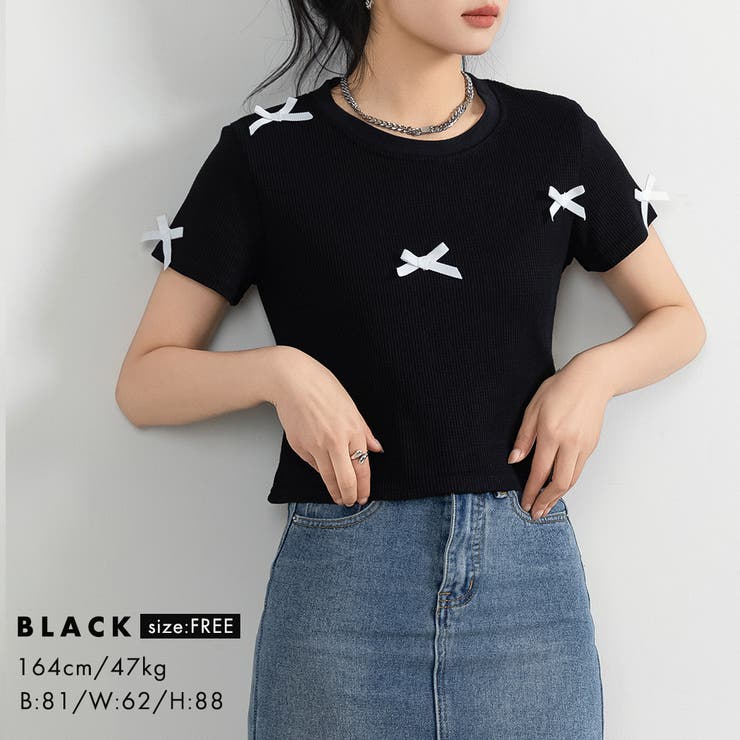 ワッフル生地 Tシャツ レディース | teddyshop | 詳細画像8 