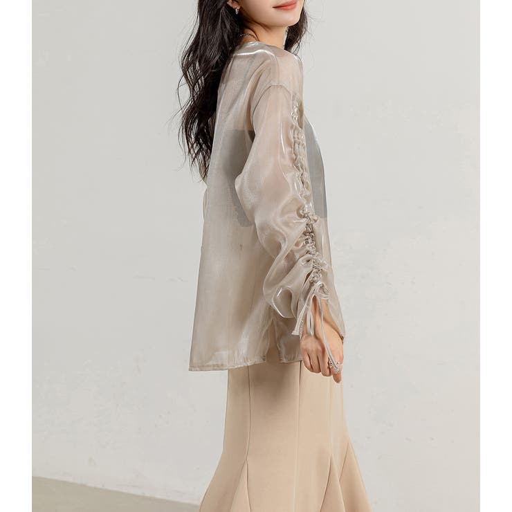 シアー トップス ブラウス | teddyshop | 詳細画像10 