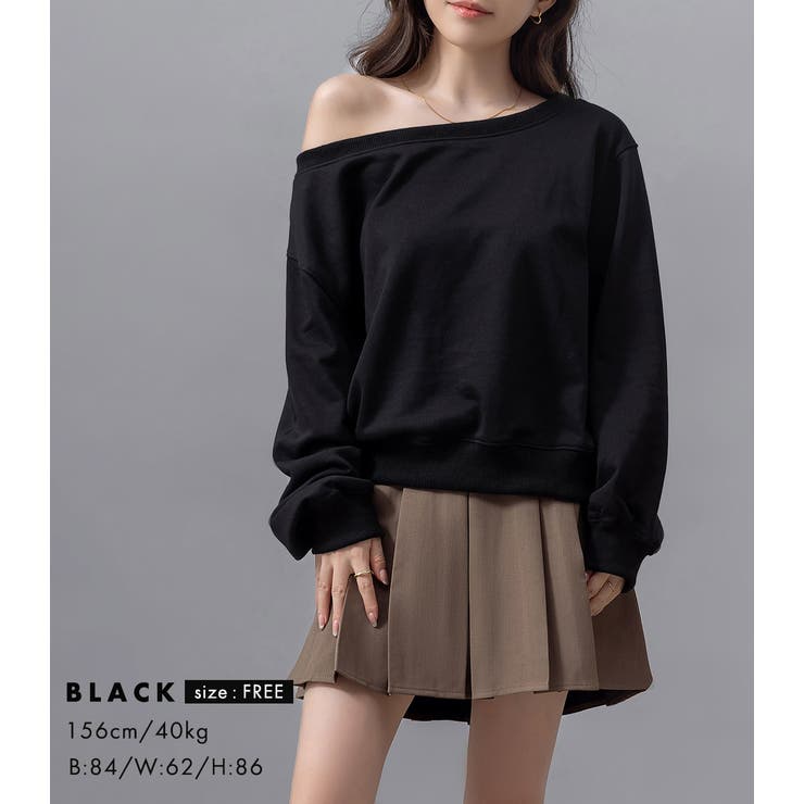 E8756-29◾️ディースクエアード カットオフショルダースウェット スウェット オフショルダー ワンショルダー[品番：TY000008684