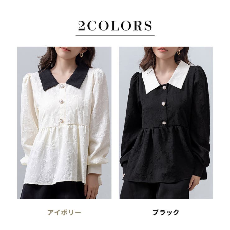 ペプラム トップス ブラウス | teddyshop | 詳細画像5 