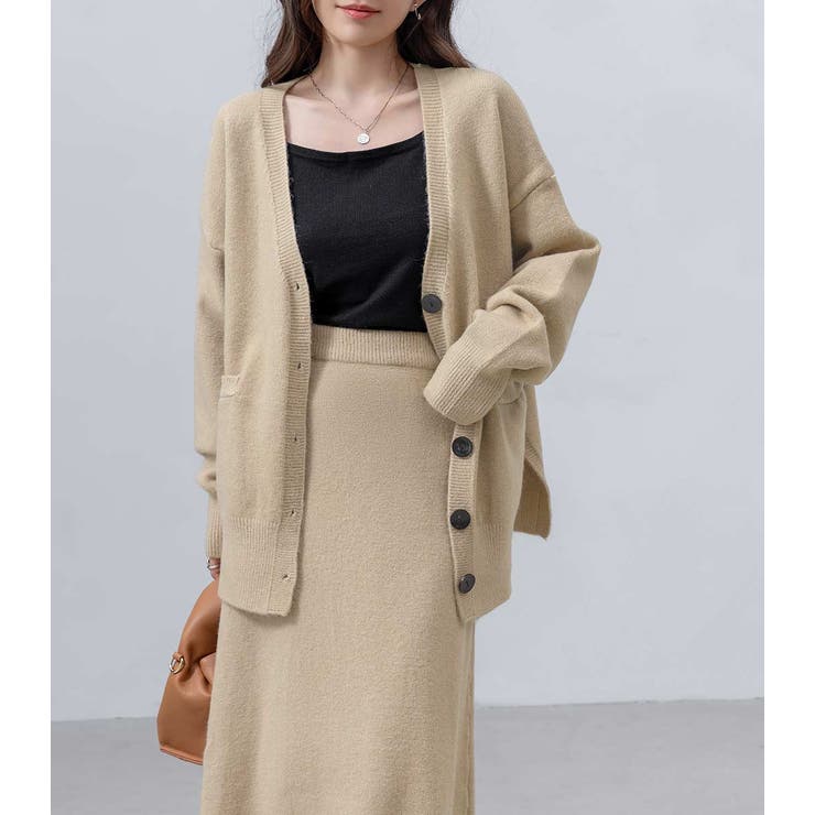 ニット セットアップ スカート[品番：TY000008700]｜teddyshop
