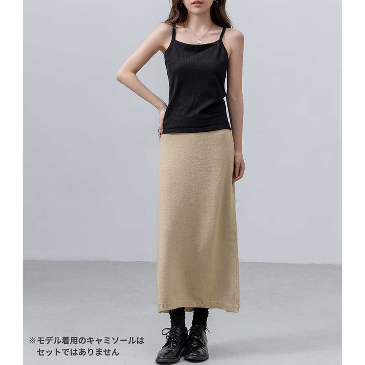 ニット セットアップ スカート[品番：TY000008700]｜teddyshop
