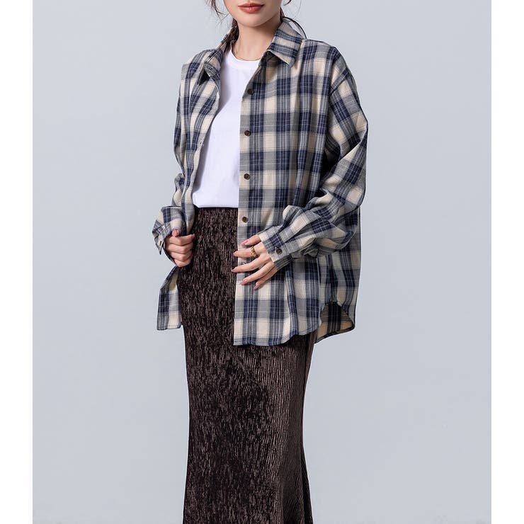 チェックシャツ レディース 長袖 | teddyshop | 詳細画像12 