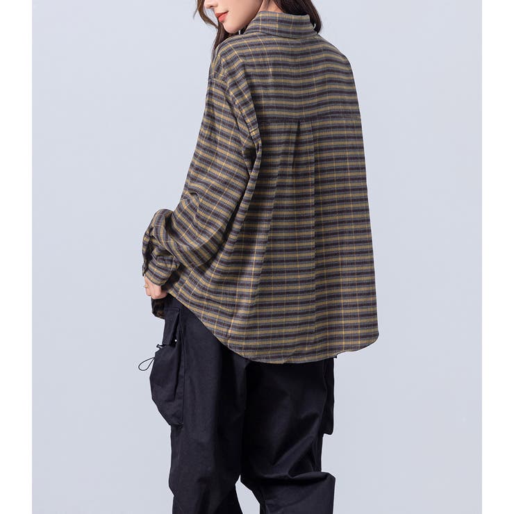 チェックシャツ レディース 長袖 | teddyshop | 詳細画像18 