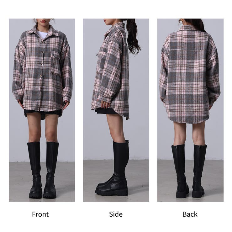 チェックシャツ タータンチェック レディース | teddyshop | 詳細画像23 