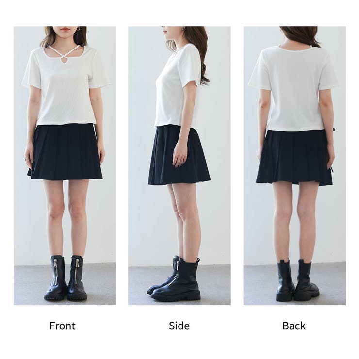 Tシャツ リブ トップス | teddyshop | 詳細画像31 