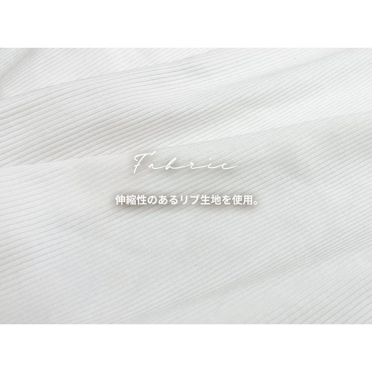 Tシャツ リブ トップス | teddyshop | 詳細画像4 
