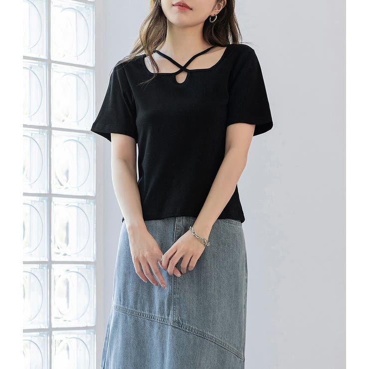 Tシャツ リブ トップス | teddyshop | 詳細画像9 