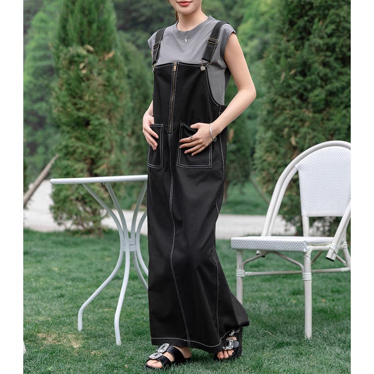 ジャンパースカート レディース マキシ丈 | teddyshop | 詳細画像10 