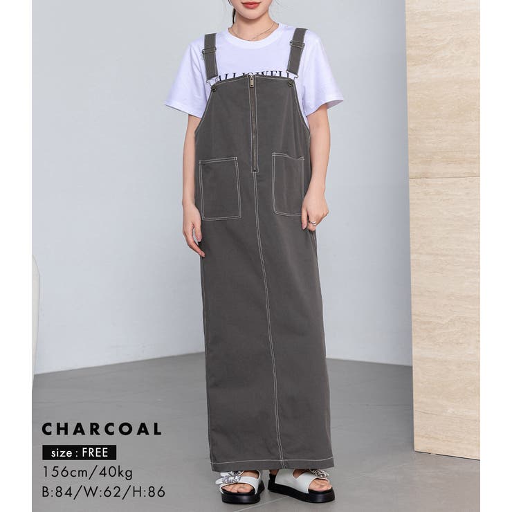 ジャンパースカート レディース マキシ丈 | teddyshop | 詳細画像14 