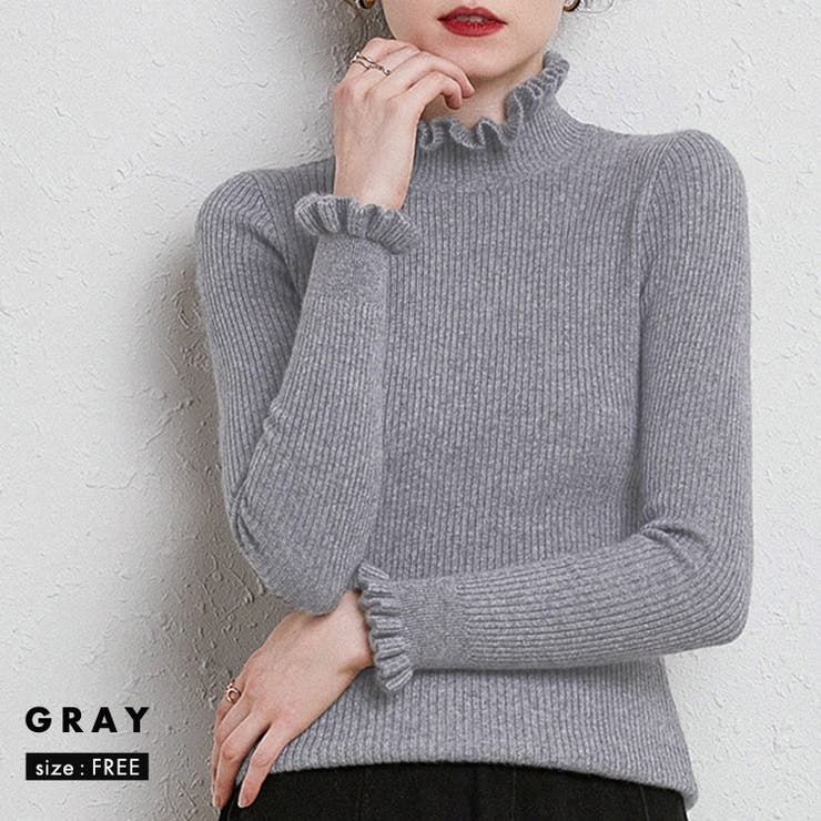 リブニット トップス 全7色 | teddyshop | 詳細画像8 