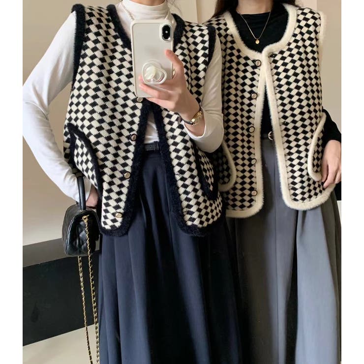 ニット ベスト 全2色 | teddyshop | 詳細画像17 