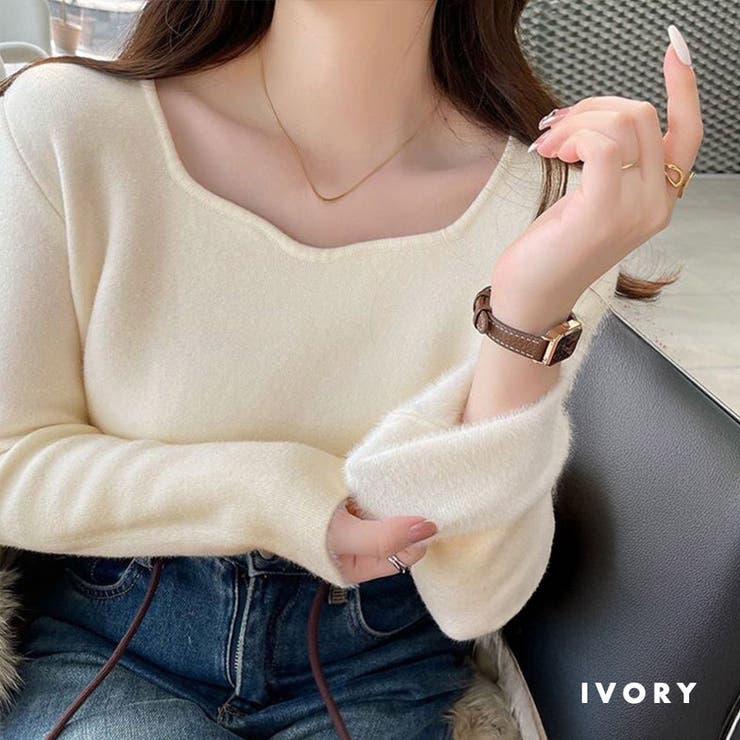 「冬の服シフトは毎日確定」ニット シャギー 裏側 | teddyshop | 詳細画像9 
