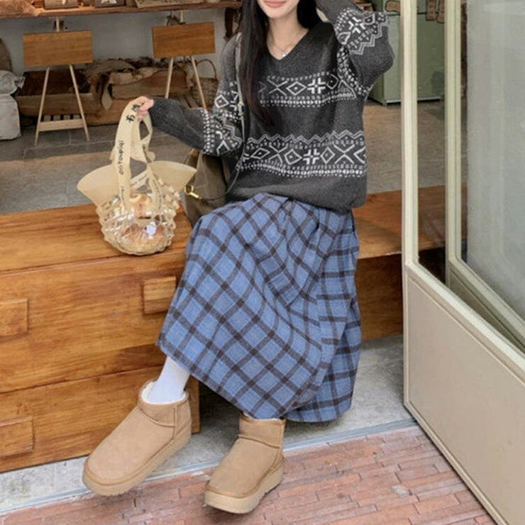 「ボリューム投入でキュート＋」ノルディック柄 ニット セーター | teddyshop | 詳細画像11 