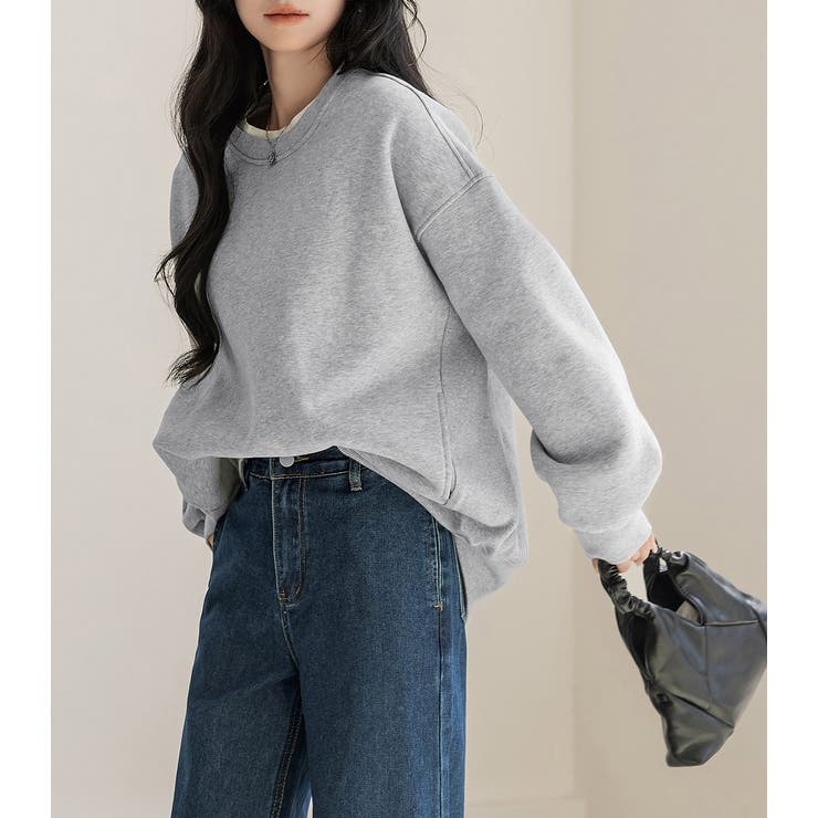 「手首も暖める長め袖」裏起毛 スウェット トップス | teddyshop | 詳細画像19 