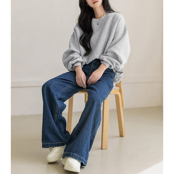 「手首も暖める長め袖」裏起毛 スウェット トップス | teddyshop | 詳細画像21 