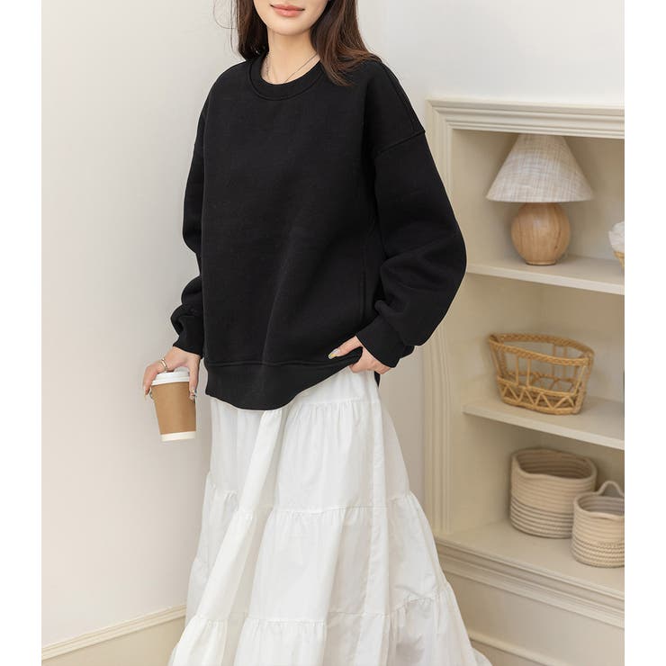 「手首も暖める長め袖」裏起毛 スウェット トップス | teddyshop | 詳細画像24 