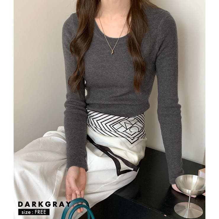 リブニット トップス 全10色 | teddyshop | 詳細画像11 