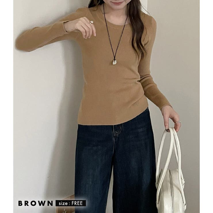 リブニット トップス 全10色 | teddyshop | 詳細画像19 