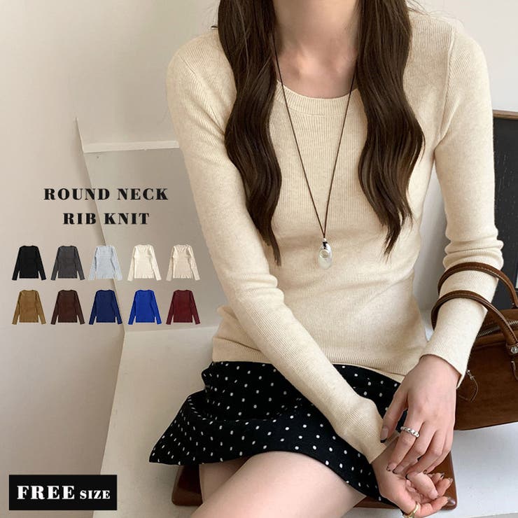 リブニット トップス 全10色 | teddyshop | 詳細画像2 