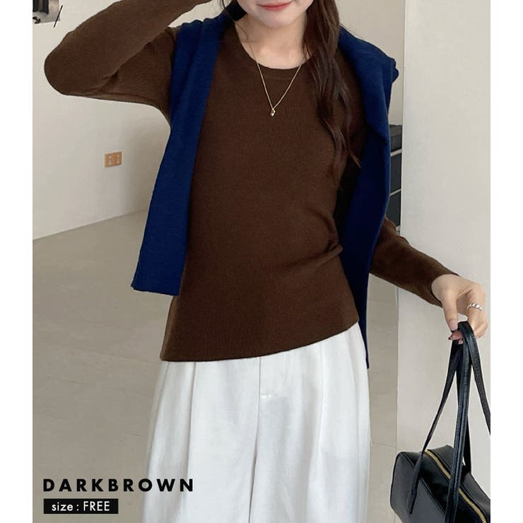 リブニット トップス 全10色 | teddyshop | 詳細画像21 