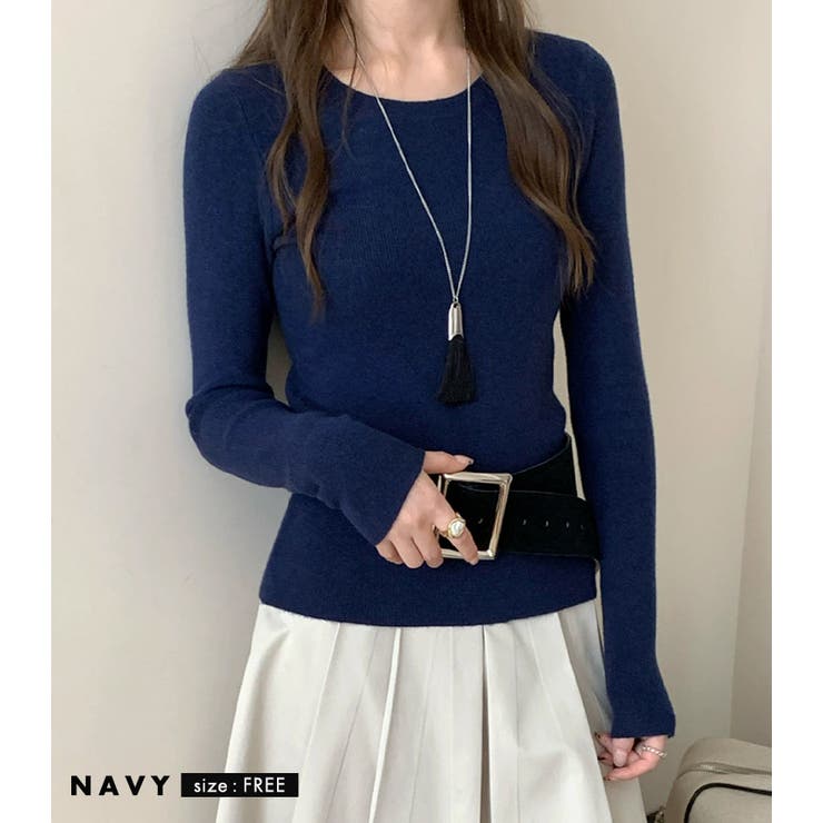 リブニット トップス 全10色 | teddyshop | 詳細画像22 