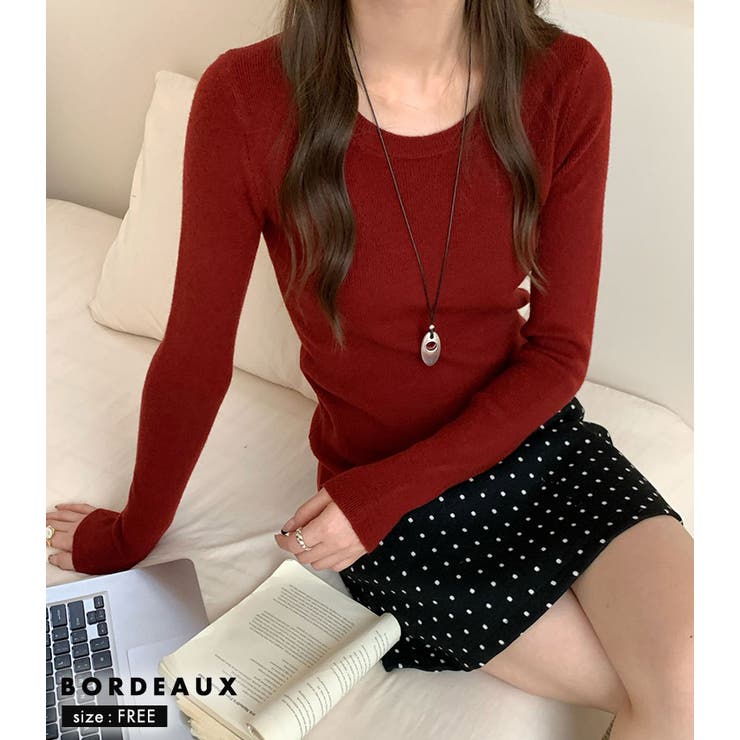 リブニット トップス 全10色 | teddyshop | 詳細画像24 