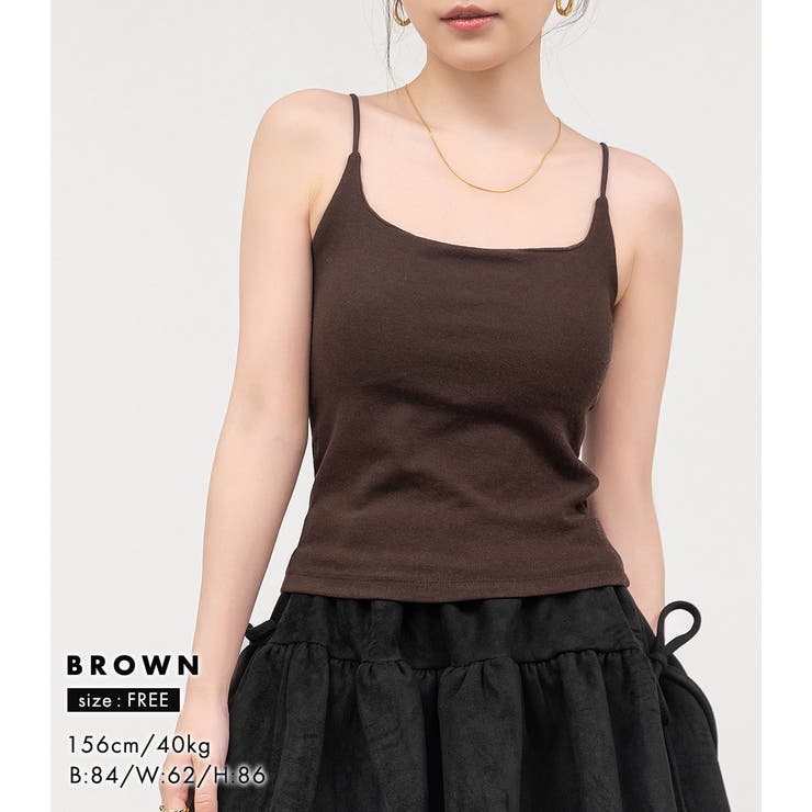 キャミソール カップ付き 全5色 | teddyshop | 詳細画像29 