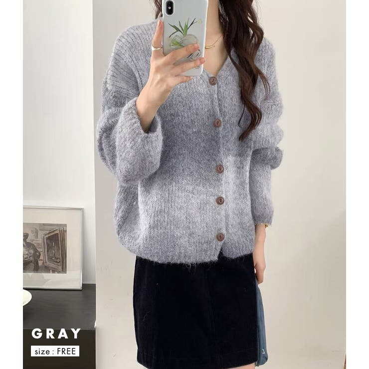 ニット カーディガン 全2色 | teddyshop | 詳細画像12 