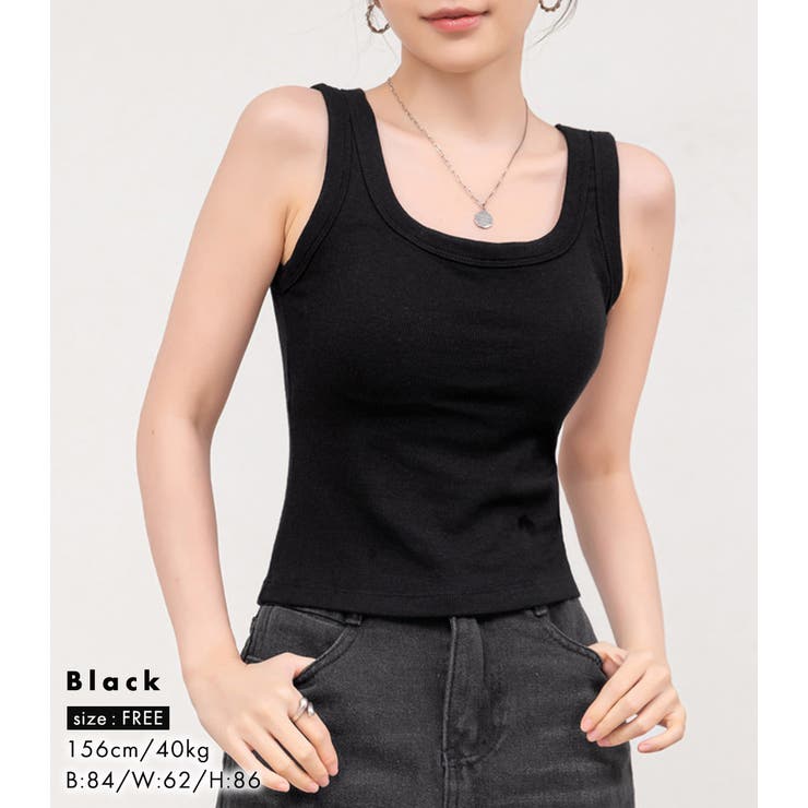 タンクトップ カップ付き 全3色 | teddyshop | 詳細画像8 