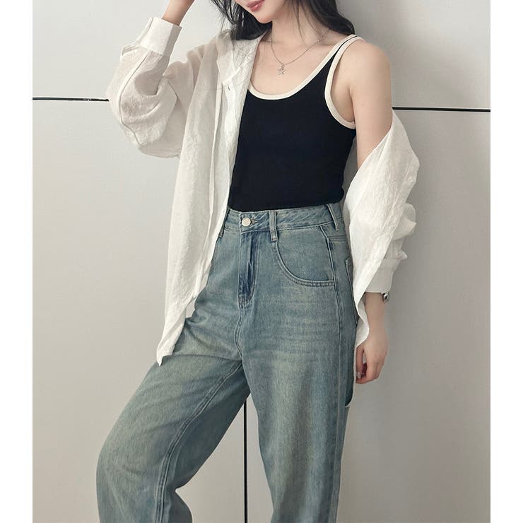 「1枚で差がつく大人の配色」タンクトップ レディース 全4色 | teddyshop | 詳細画像9 