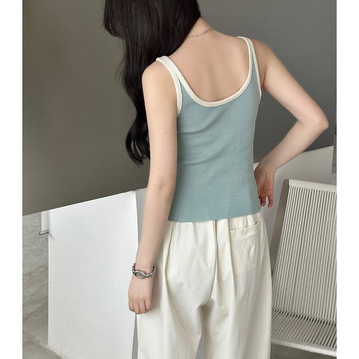 「1枚で差がつく大人の配色」タンクトップ レディース 全4色 | teddyshop | 詳細画像14 