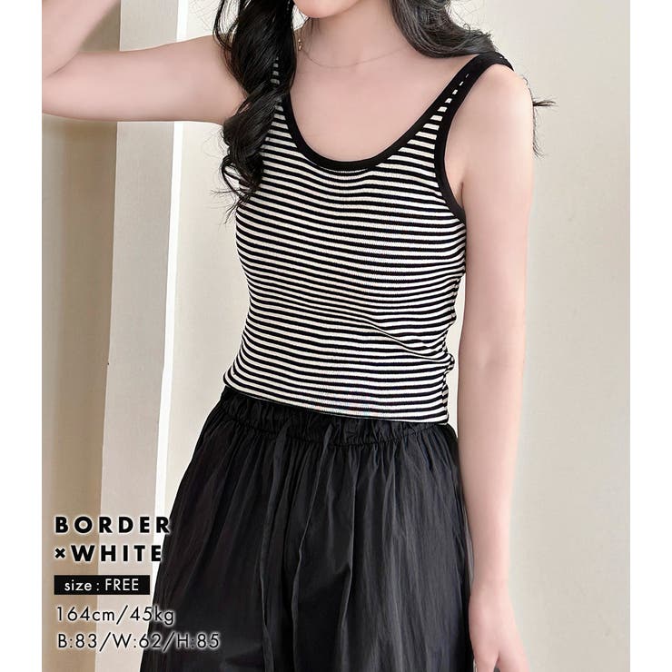 「1枚で差がつく大人の配色」タンクトップ レディース 全4色 | teddyshop | 詳細画像16 