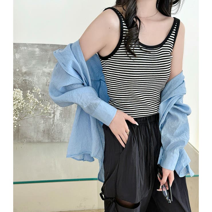 「1枚で差がつく大人の配色」タンクトップ レディース 全4色 | teddyshop | 詳細画像17 